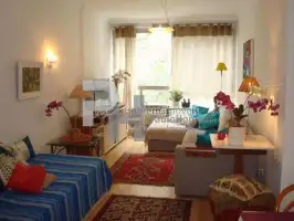 Ótima localização - Estiloso apto 92m², 2 qts, Ste, com 2 garagens na Rua Cinco de Julho, Copacabana, próximo do Metrô - R$ 1.300.000 - AP2003