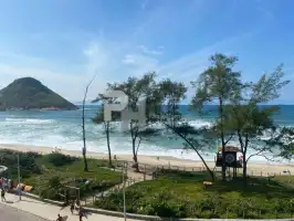 Vista Panorâmica - Linda Cobertura Duplex Frontal ao mar, com 230m² mais 150m² da cobertura, Vista Deslumbrante. 3.100.000 - CO3007