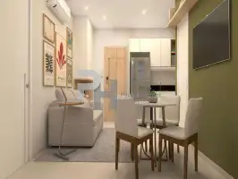 Lançamento - Edifício histórico revitalizado no charmoso Bairro Peixoto, com apenas 19 unidades, Sala, 1Qt, 1Bnh, Proto Morar - 890.000,00 - AP1027