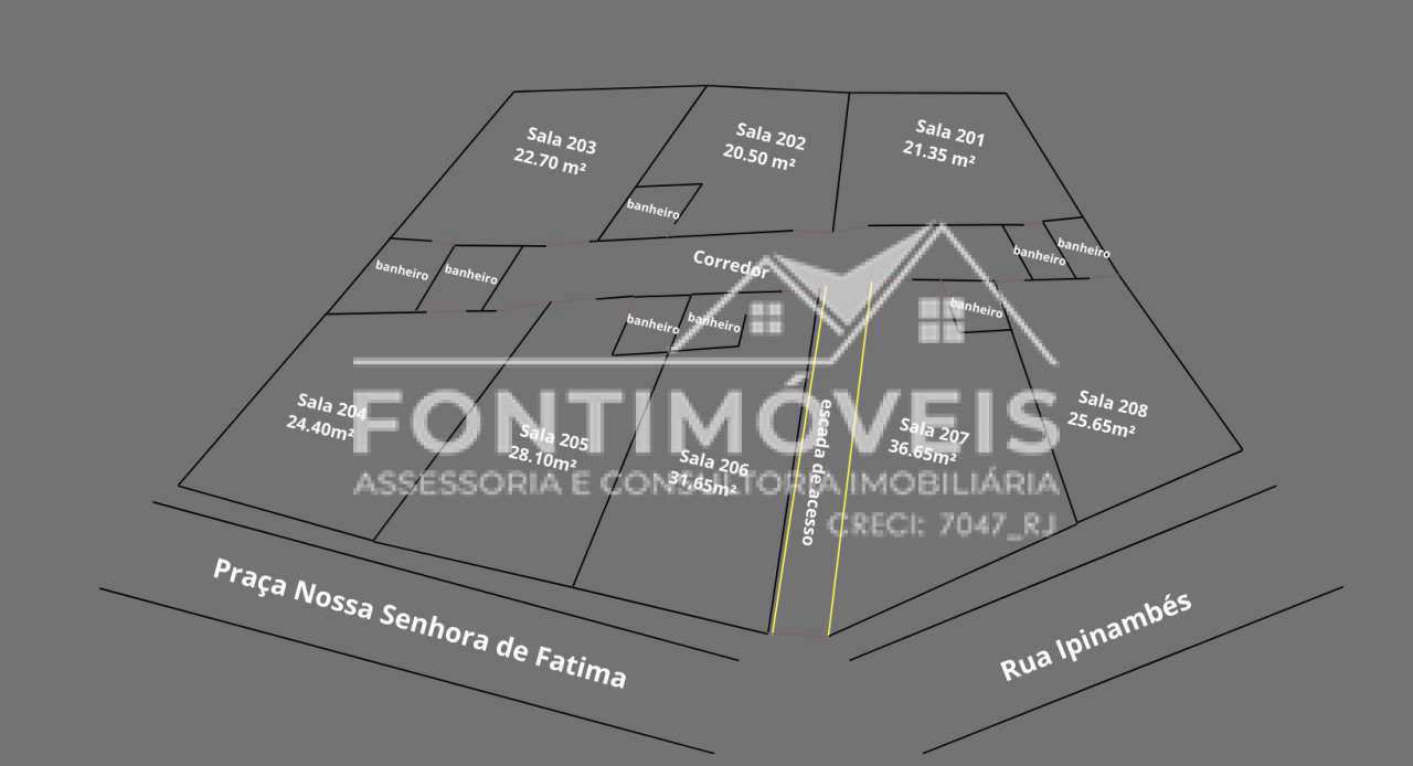 Conheça Sala comercial na Taquara/RJ com 31 m² - 116 - 6 6