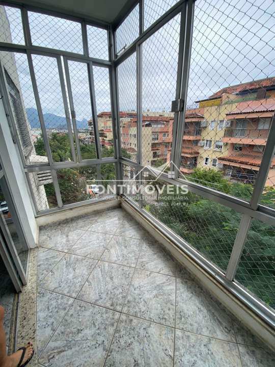 Conheça varanda do imóvel - Apartamento de 2 quartos na Taquara/RJ com 60m² - 633 - 5 varanda - 5