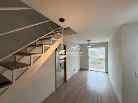 Condomínio Via Alto Marapendi - Imperdível - Cobertura duplex à venda composta por 3 quartos sendo 1 suíte com 132m² - Cond.Via Alto Mapendi - Taquara/RJ - FONTIMOVEIS - 366
