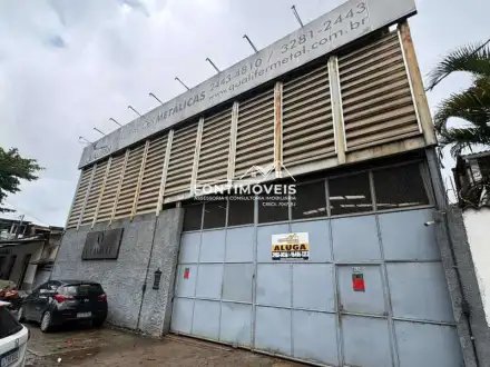 AMPLO GALPÃO - Galpão para alugar Estrada da Ligação,Taquara-528m² - FONTIMOVEIS - 141