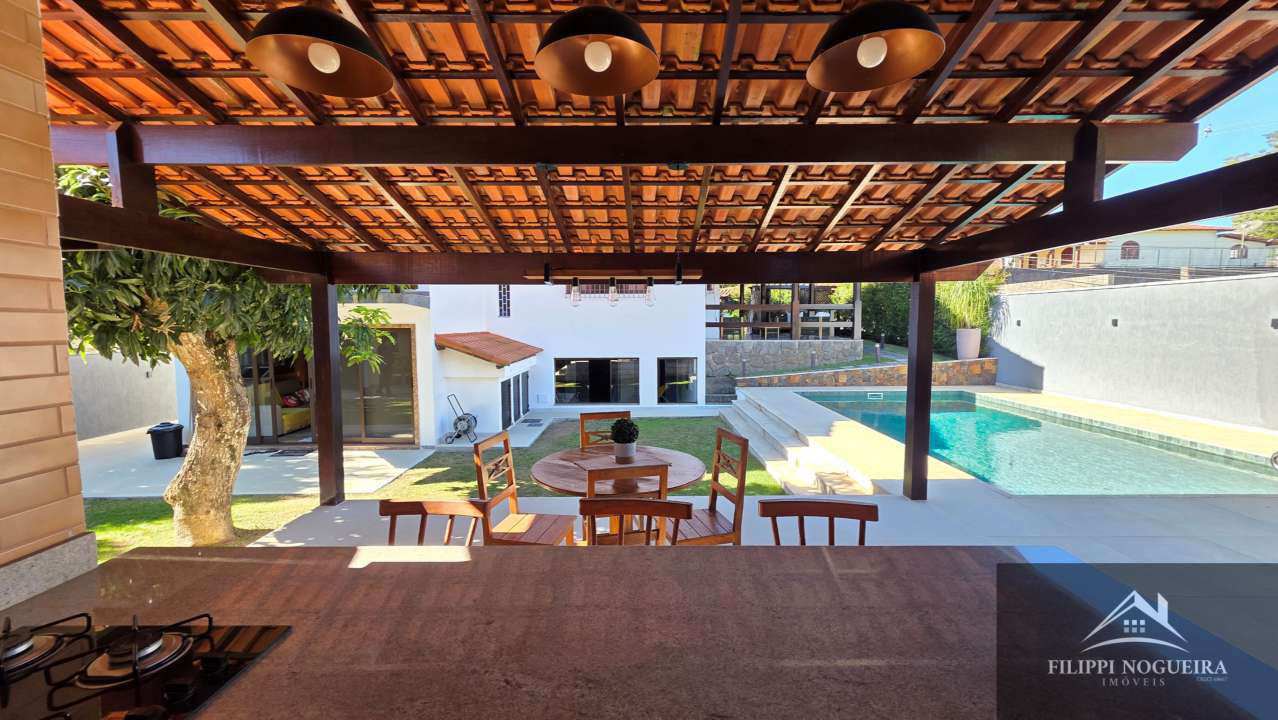 Conheça Belíssima residência de alto padrão com 6 quartos, sendo 3 suítes, sauna, área gourmet completa em um bairro nobre de Miguel Pereira. - casavillage2100 - 5 5