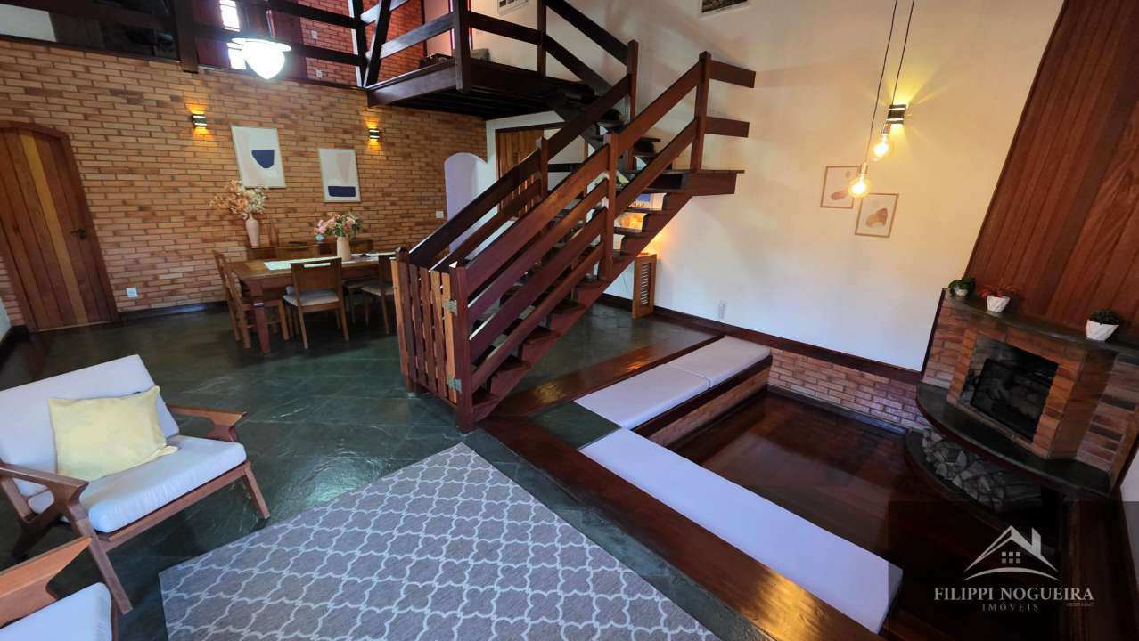 Conheça Belíssima residência de alto padrão com 6 quartos, sendo 3 suítes, sauna, área gourmet completa em um bairro nobre de Miguel Pereira. - casavillage2100 - 8 8