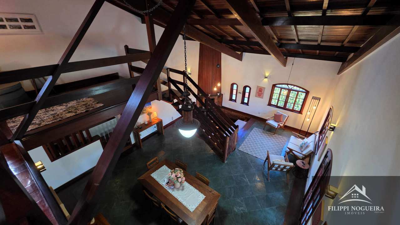 Conheça Belíssima residência de alto padrão com 6 quartos, sendo 3 suítes, sauna, área gourmet completa em um bairro nobre de Miguel Pereira. - casavillage2100 - 18 18