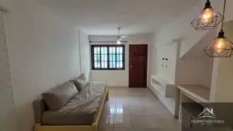 Apartamento térreo de 2 quartos sendo uma suíte, varanda e vaga em condomínio tranquilo. - FNAP20001