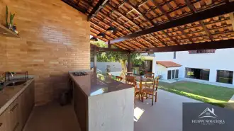 Belíssima residência de alto padrão com 6 quartos, sendo 3 suítes, sauna, área gourmet completa em um bairro nobre de Miguel Pereira. - casavillage2100