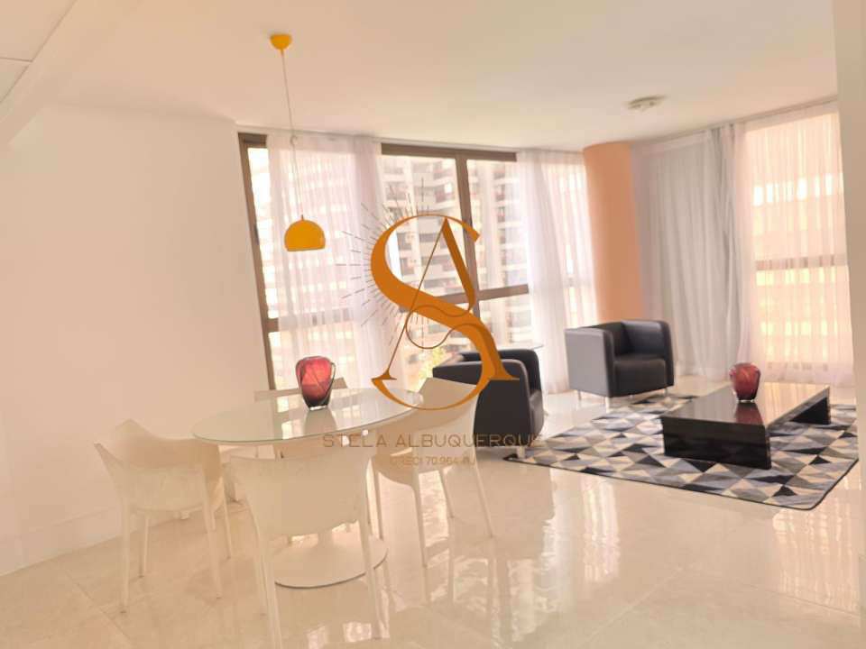SALA DE ESTAR E JANTAR COM VARANDA - 1