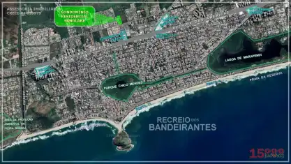 Conheça Foto aérea/localização do Condomínio Residencial Sandlake do empreendimento - Perspectiva - Residencial Sandlake - CEE-013 - 7 Foto aérea/localização do Condomínio Residencial Sandlake - 7