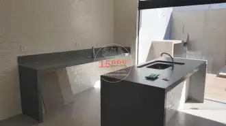 Conheça Cozinha integrada à sala do imóvel - Casa duplex nova 3 quartos em Pedra de Guaratiba (15000-171) - 15000-171 - 5 Cozinha integrada à sala - 5
