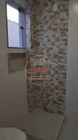 Conheça Banheiro da suíte 3 do imóvel - Casa duplex nova 3 suítes no Cond. Pedra do Sol - Vargem Pequena (15000-173) - 15000-173 - 26 Banheiro da suíte 3 - 26