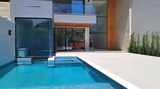 Conheça Piscina com sauna integrada do imóvel - Casa triplex 4 suítes no Cond. Vivendas do Sol - Recreio (15000-190) - 15000-190 - 2 Piscina com sauna integrada - 2