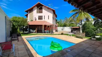 Conheça Piscina / Fachada interna do imóvel - Casa duplex 5 quartos no Cond. Vivendas do Sol - Recreio (15000-193) - 15000-193 - 10 Piscina / Fachada interna - 10