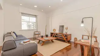 Conheça Sala em dois ambientes do imóvel - Apartamento à venda Rua Barata Ribeiro, Copacabana, Rio de Janeiro - R$ 1.199.000 - IVBR - 2 Sala em dois ambientes - 2