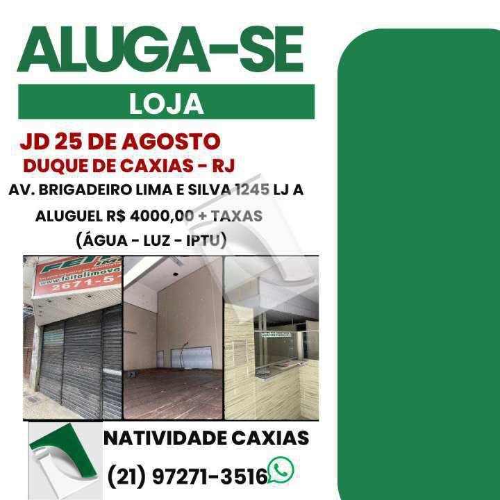 Conheça Apartamento para alugar Jardim Vinte e Cinco de Agosto, centro,Duque de Caxias - R$ 4.000 - AP00001 - 1 1