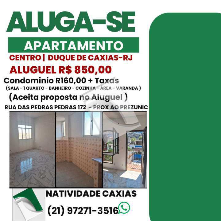 Conheça Apartamento para alugar Rua das Pedras, Centro, centro, Duque de Caxias - R$ 850 - AP10001 - 1 1