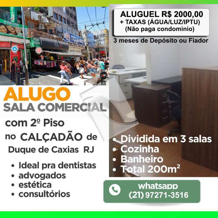 SALA COMERCIAL - CALÇADÃO DE CAXIAS - 1