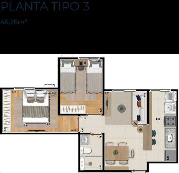Conheça Una Proença - Jd. Proença em Campinas/SP - 851 - 4 4
