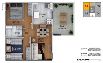 Conheça Fachada - RESIDENCIAL COSTA LAGUNA - 743 - 1 1