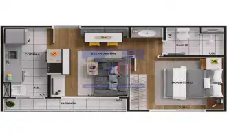 Conheça PLANTA 2 do imóvel - Lançamento STUDIO FIT - Campinas - SP - Jardim Ibirapuera - 804 - 2 PLANTA 2 - 2