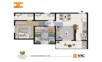 Conheça Lançamento Gran VIC Santana - Hortolândia - SP - Jardim Amanda I - 798 - 4 4