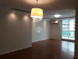 Conheça Sala do imóvel - Apartamento para alugar Avenida dos Flamboyants, Barra da Tijuca, Rio de Janeiro - R$ 6.400 - BSD218 - 9 Sala - 9