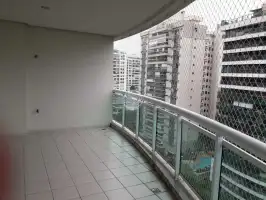Conheça Varanda do imóvel - Apartamento para alugar Avenida dos Flamboyants, Barra da Tijuca, Rio de Janeiro - R$ 6.400 - BSD218 - 21 Varanda - 21