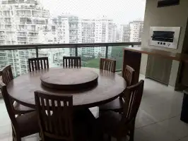 Conheça Apartamento com lazer completo para venda e aluguel Avenida das Acácias, Barra da Tijuca, Rio de Janeiro - R$ 14.000 - BSD250 - 16 16