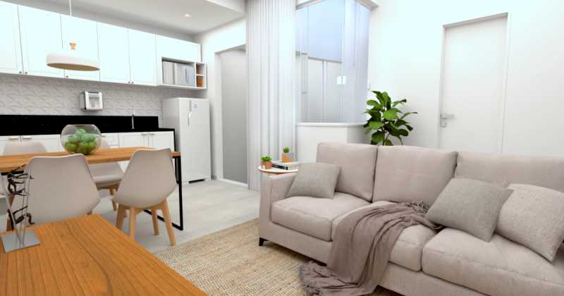 Conheça 1607ccbfd5f8e088e-sala 02 do imóvel - Casa de Vila à venda Rua Fernandes Guimarães,Botafogo, Zona Sul,Rio de Janeiro - R$ 699.000 - C-997 - 1 1607ccbfd5f8e088e-sala 02 - 1