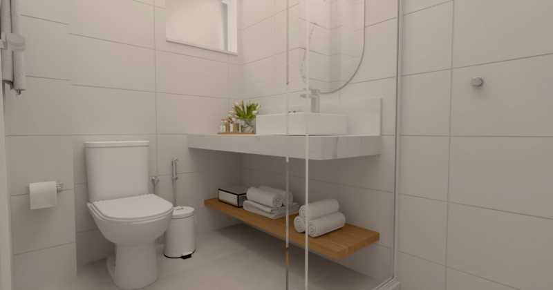 Conheça 7bbe834596737997-banheiro 02 1 do imóvel - Casa de Vila à venda Rua Fernandes Guimarães,Botafogo, Zona Sul,Rio de Janeiro - R$ 699.000 - C-997 - 9 7bbe834596737997-banheiro 02 1 - 9