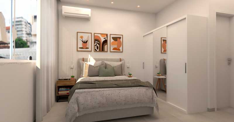Conheça 34ee3dae64f492ed-quarto suite do imóvel - Casa de Vila à venda Rua Fernandes Guimarães,Botafogo, Zona Sul,Rio de Janeiro - R$ 699.000 - C-997 - 5 34ee3dae64f492ed-quarto suite - 5