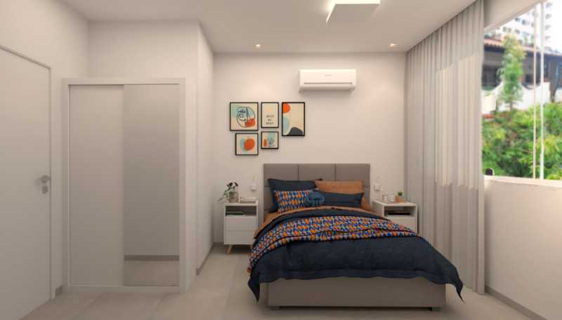 Conheça cc18456439c2f25d-quarto 01 do imóvel - Casa de Vila à venda Rua Fernandes Guimarães,Botafogo, Zona Sul,Rio de Janeiro - R$ 699.000 - C-997 - 6 cc18456439c2f25d-quarto 01 - 6