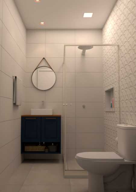 Conheça ec988ef3d3fb034c-banheiro 01 do imóvel - Casa de Vila à venda Rua Fernandes Guimarães,Botafogo, Zona Sul,Rio de Janeiro - R$ 699.000 - C-997 - 11 ec988ef3d3fb034c-banheiro 01 - 11