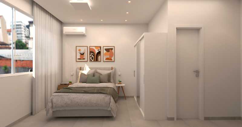 Conheça 0a58ea8ab7556c6d-quarto suite do imóvel - Casa de Vila à venda Rua Fernandes Guimarães,Botafogo, Zona Sul,Rio de Janeiro - R$ 699.000 - C-997 - 7 0a58ea8ab7556c6d-quarto suite - 7