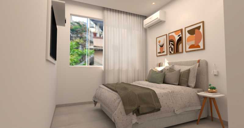 Conheça 2d890254a604e3e6-quarto suite do imóvel - Casa de Vila à venda Rua Fernandes Guimarães,Botafogo, Zona Sul,Rio de Janeiro - R$ 699.000 - C-997 - 8 2d890254a604e3e6-quarto suite - 8