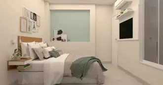 Conheça 2d8a0148cc713ad9-quarto su+¡t do imóvel - Casa de Vila à venda Rua Fernandes Guimarães, Botafogo, Rio de Janeiro - R$ 639.000 - C-998 - 8 2d8a0148cc713ad9-quarto su+¡t - 8