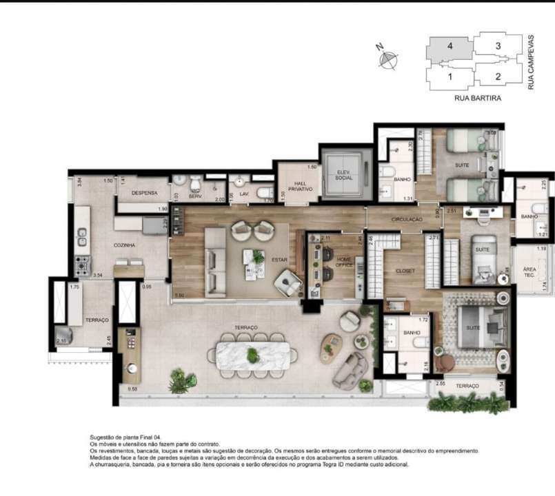 156m 4 dorms 2 suites - 2