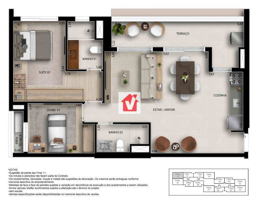 Conheça Apartamento com lazer completo 3 quartos à venda Vila Anastácio, Zona Oeste, São Paulo - CVAP30042 - 3 3