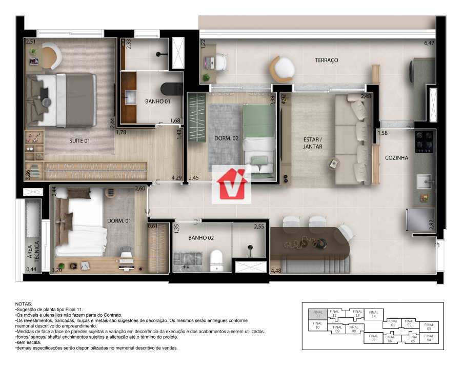 Conheça Apartamento com lazer completo 3 quartos à venda Vila Anastácio, Zona Oeste, São Paulo - CVAP30042 - 8 8