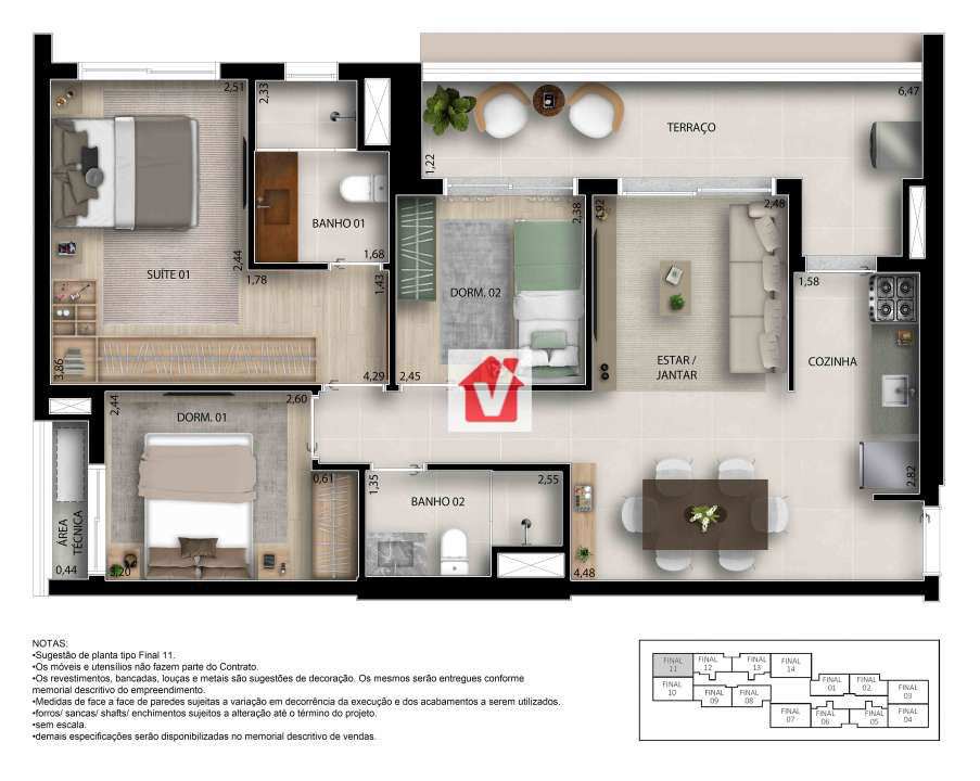 Conheça Apartamento com lazer completo 3 quartos à venda Vila Anastácio, Zona Oeste, São Paulo - CVAP30042 - 10 10