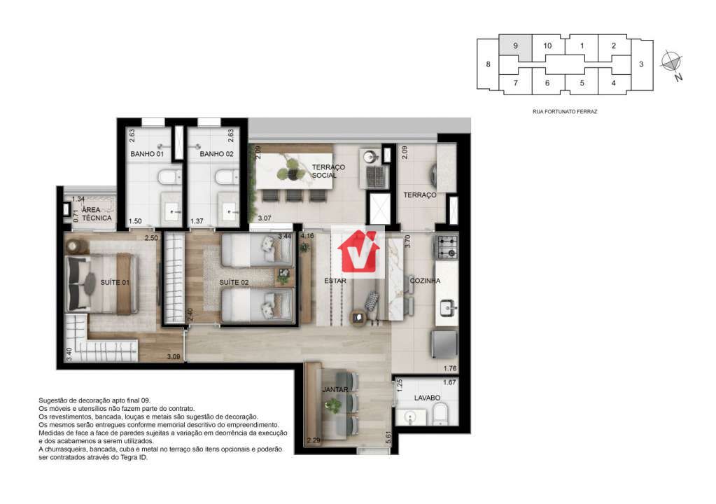 Conheça Apartamento com lazer completo 3 quartos à venda Condomínio Nova Vivere - Vila Anastácio, Zona Oeste, São Paulo - CVAP30044 - 30 30