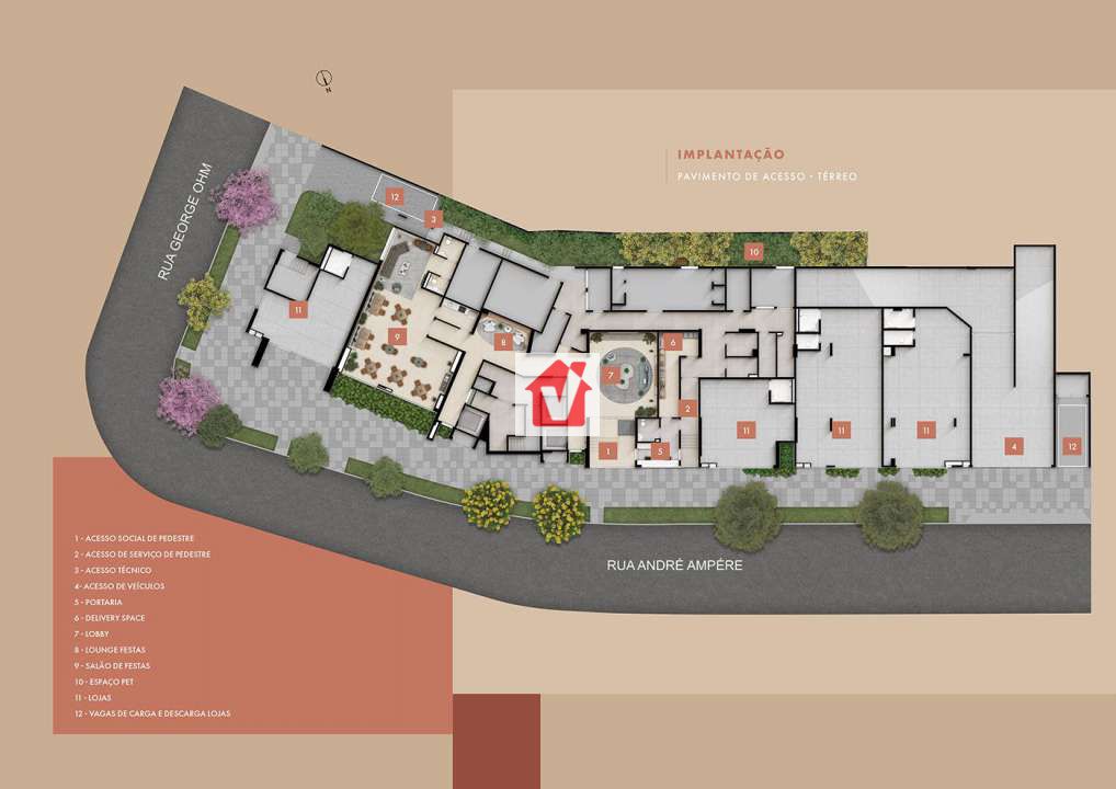 Conheça Apartamento 4 quartos à venda Condomínio Ampere Brooklin - São Paulo,SP Brooklin Paulista - R$ 4.770.000 - CVAP40007 - 13 13