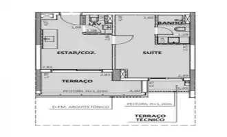 41m 1 dorm 1 vaga Soma Perdizes - 8