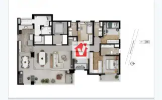 Condomínio RESERVA CAMINHOS DA LAPA - Imperdível - Apartamento com lazer completo 4 quartos à venda Condomínio RESERVA CAMINHOS DA LAPA - Vila Anastácio, Zona Oeste,São Paulo - R$ 1.949.000 - CVAP40004