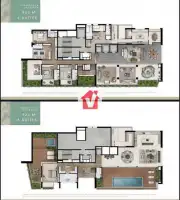 Planta Cobertura Duplex 923m - 6