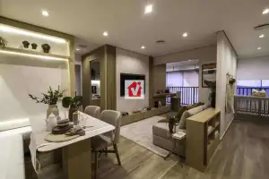 Condomínio Amaro - Em Obras - Apartamento com lazer completo à venda Rua Albino Boldasso Gabril, Santo Amaro, Zona Sul,São Paulo - R$ 793.250 - CVAP20010