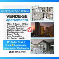 Condomínio RESERVA CAMINHOS DA LAPA - Direto Proprietário - Apartamento com lazer completo 4 quartos à venda Condomínio RESERVA CAMINHOS DA LAPA - Vila Anastácio, Zona Oeste,São Paulo - R$ 2.250.000 - CVAP40010
