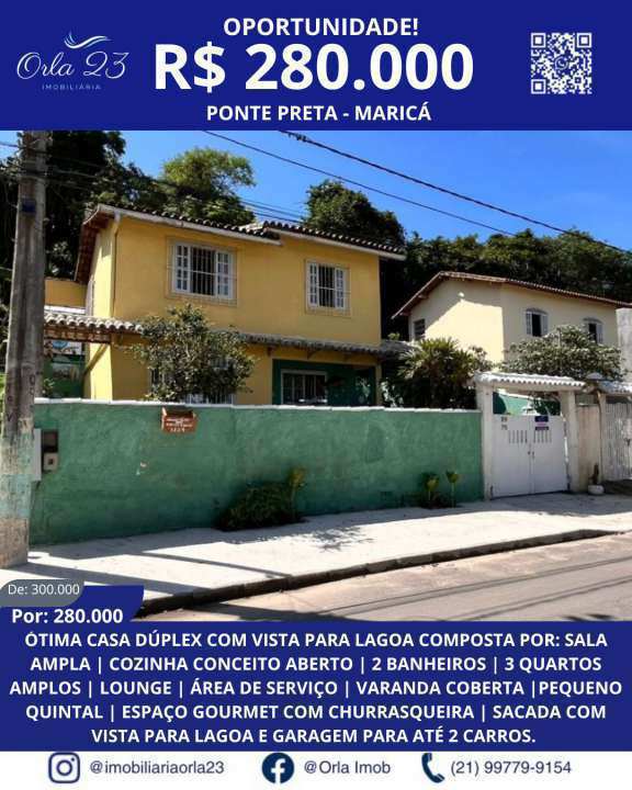 Conheça FOTO_1 do imóvel - Casa 3 quartos à venda Ponte Preta, Maricá - R$ 280.000 - PNP2301 - 1 FOTO_1 - 1
