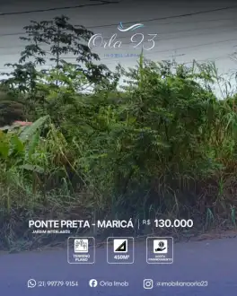 Terreno Multifamiliar à venda Ponte Preta, Maricá - R$ 130.000 - PNP2312
